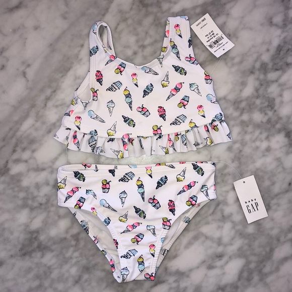 GAP Other - NWT BABY GAP SWIM SUIT ICE CREAM SIZE 12-18 MONTHS